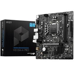MB PC MSI H510M-A PRO DDR4 X2R VGA HDMI NVME (1200 V2)
